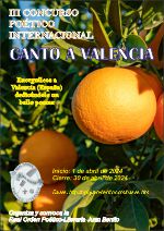 III Concurso Poético Internacional «Canto a Valencia»